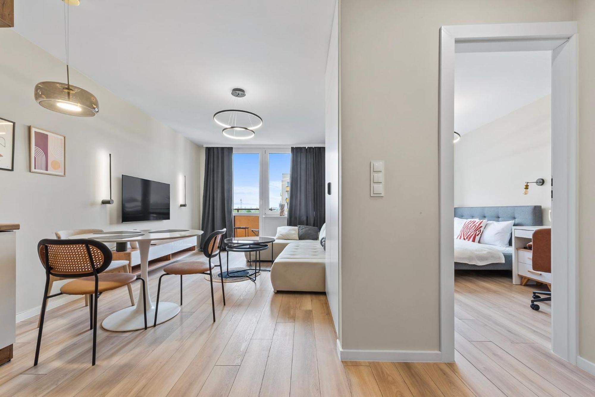 Rentplanet - Apartament Miedzynarodowa 바르샤바 외부 사진